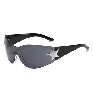 Frameless Glasses With Silver Stars